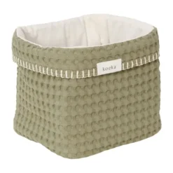 Koeka Wiegdeken Wafel/Teddy Oslo Sand/Pebble><noscript><img width=