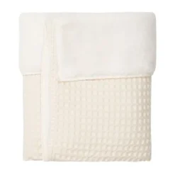 Koeka Wiegdeken Wafel/Teddy Oslo Sand/Pebble><noscript><img width=