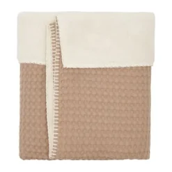 Koeka Wiegdeken Wafel/Teddy Oslo Sand/Pebble><noscript><img width=
