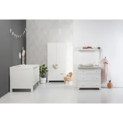 Europe Baby Ledikant 60-120 Sarah II Mat Wit><noscript><img width=