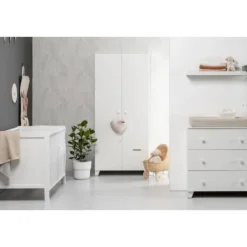 Europe Baby Ledikant 60-120 Sarah II Mat Wit><noscript><img width=