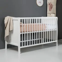 Europe Baby Ledikant 60-120 Sarah II Mat Wit><noscript><img width=