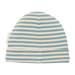 Little Dutch Babymuts - 0-3 Mnd - Size 1 - Stone Blue Stripe> Mutsjes