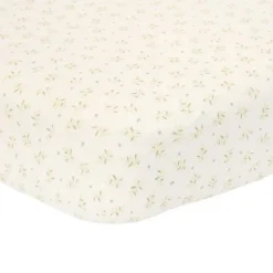 Little Dutch Hoeslaken Junior Blueberry Leaves 70 x 140 / 150 cm> Hoeslakens