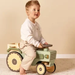 Little Dutch Houten 4-Wieler Tractor Little Farm FSC><noscript><img width=