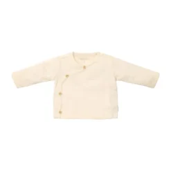 Little Dutch Lange Mouw Overslag T-Shirt - Maat 56 - Creme> Shirtjes
