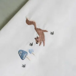 Little Dutch Ledikantlaken Geborduurd Paddenstoelen 110 x 140 cm><noscript><img width=