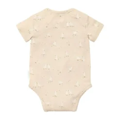 Little Dutch Little Goose Korte Mouw Romper - Maat 50 - Beige> Rompertjes
