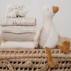 Little Dutch Little Goose Korte Mouw Romper - Maat 50 - Beige><noscript><img width=