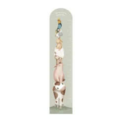 Little Dutch Muursticker Groeimeter Little Farm> Wand Decoratie