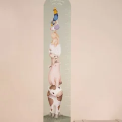 Little Dutch Muursticker Groeimeter Little Farm> Wand Decoratie