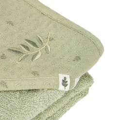 Little Dutch Pure Badcape - 75 x 75 cm - Sage><noscript><img width=