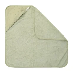 Little Dutch Pure Badcape - 75 x 75 cm - Sage><noscript><img width=