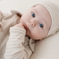 Little Dutch Stripe Lange Mouw Overslag Romper - Maat 44 - Soft Beige><noscript><img width=