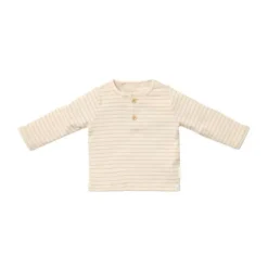 Little Dutch Stripe Lange Mouw T-Shirt - Maat 50 - Soft Beige><noscript><img width=