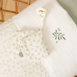 Little Dutch Wieglaken Blueberry Leaves 70 x 100 cm> Wieglakens