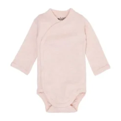 Lodger Melange Romper Lange Mouw - Maat 50 - Tan> Rompertjes