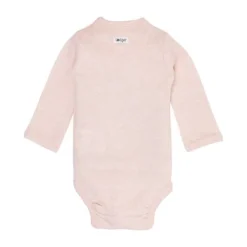 Lodger Melange Romper Lange Mouw - Maat 50 - Tan> Rompertjes