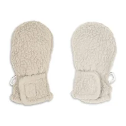 Lodger Mittens Teddy Fleece Beige 0-12M><noscript><img width=