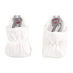 Lodger Slipper Seersucker Cloud Dancer 3-6mnd> Slofjes