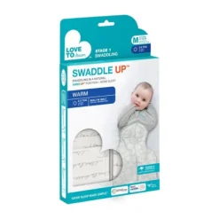 Love To Dream SwaddleUp™ 2.5 TOG - Fase 1 - Maat M - Olive Bees><noscript><img width=