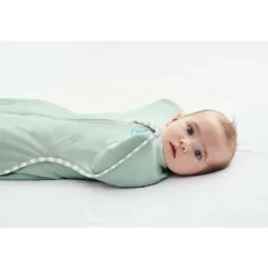Love To Dream SwaddleUp Stage 1 Olive Medium 0.2 TOG> Inbakeren|4-Seizoenen Slaapzakken