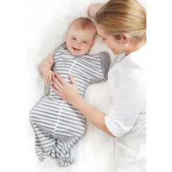 Love To Dream SwaddleUp Stage 2 Grey Medium 1.0 TOG> 4-Seizoenen Slaapzakken