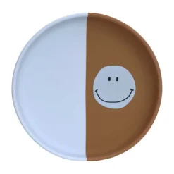 Lässig Bord Silicone Happy Rascals Smile Sky Blue> Bordjes