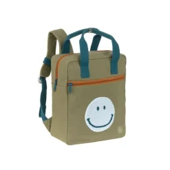 Lässig Little One & Me Square Backpack Small GOTS Olive> Rugzakken