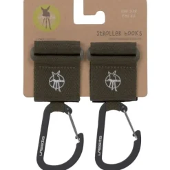 Lässig Stroller Hooks Met Karabijnhaak Olive 2-Pack><noscript><img width=