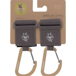 Lässig Stroller Hooks Met Karabijnhaak Antrhraciet 2-Pack><noscript><img width=