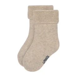 Lässig Terry Socks GOTS - 3-pack - Brown/Beige - maat 15 -18> Sokjes