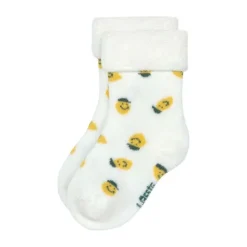 Lässig Terry Socks GOTS - 3-pack - Lemon Light Blue - Maat 12-14><noscript><img width=