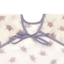 Lässig Tiny Team Cat Slab Met Mouwen - 2 Stuks - Paars> Slabben