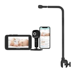 Luvion Grand Elite 4 Connect Crib black + Luvion Crib Mount Black> Pmr Babyfoons|Wifi Babyfoons