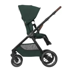 Maxi-Cosi Kinderwagen - Oxford Plus - Twillic Graphite (Dark Frame + Brown Leather)><noscript><img width=