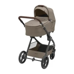 Maxi-Cosi Kinderwagen - Oxford Plus - Twillic Graphite (Dark Frame + Brown Leather)><noscript><img width=