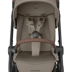 Maxi-Cosi Kinderwagen - Oxford Plus - Twillic Graphite (Dark Frame + Brown Leather)><noscript><img width=