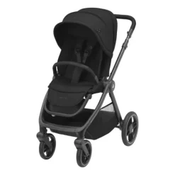 Maxi-Cosi Wandelwagen Oxford Essential Black Dark Frame + Black Leather> Wandelwagens|Complete Kinderwagens