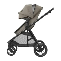 Maxi-Cosi Zelia3 Luxe Twillic Truffle (Black glossy frame & Black Leather)><noscript><img width=