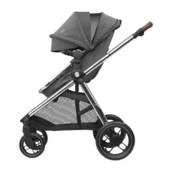Maxi-Cosi Zelia3 Luxe Twillic Truffle (Black glossy frame & Black Leather)><noscript><img width=