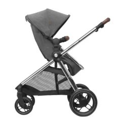 Maxi-Cosi Zelia3 Luxe Twillic Truffle (Black glossy frame & Black Leather)><noscript><img width=