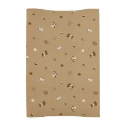 Meyco Aankleedkussenhoes Print - 50 x 70 cm - Jersey - Forest Animals Sand> Waskussenhoezen