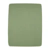 Meyco Baby Hoeslaken Boxmatras Uni Olive Green 75 x 95 cm> Accessoires Boxen