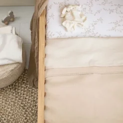 Meyco Baby Ledikantdeken Geweven Uni Sand 100 x 150 cm><noscript><img width=