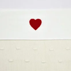 Meyco Baby Ledikantlaken Sweet Heart Red 100 x 150 cm> Ledikantlakens
