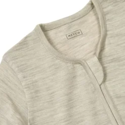 Meyco Baby Slaapzak met Vaste Mouw - Studio - Merinowol - Sand Melange - 70 cm> 4-Seizoenen Slaapzakken