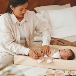 Meyco Baby SwaddleMeyco Inbakerdoek Gevoerd Branches Sand 0-3 Maanden><noscript><img width=