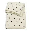 Meyco Baby Sweet Heart Wiegdeken - 75 x 100 cm - Pre-Washed Hydrofiel - Soft Sand> Wiegdekens