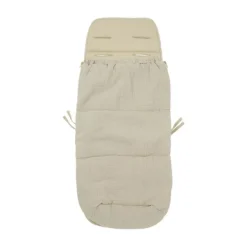 Meyco Baby Uni Buggy Voetenzak en Inlegger - Sand - 45x130 cm> Accessoires Buggy's|Voetenzak Voor Buggy's